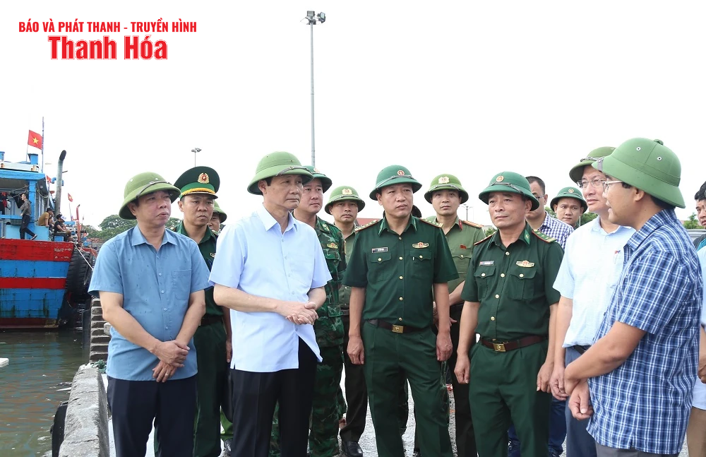 Công điện của Ban Thường vụ Tỉnh ủy Thanh Hóa về việc tập trung lãnh đạo, chỉ đạo ứng phó với cơn bão số 5 năm 2025.