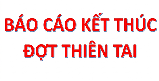 Báo cáo tổng hợp tình hình thiệt hại do lốc, sét, mưa lớn, mưa đá gây ra từ ngày 17/4 đến ngày 20/4/2026 trên địa bàn tỉnh.